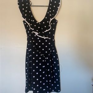 -Bebe polka dot dress - never been worn!